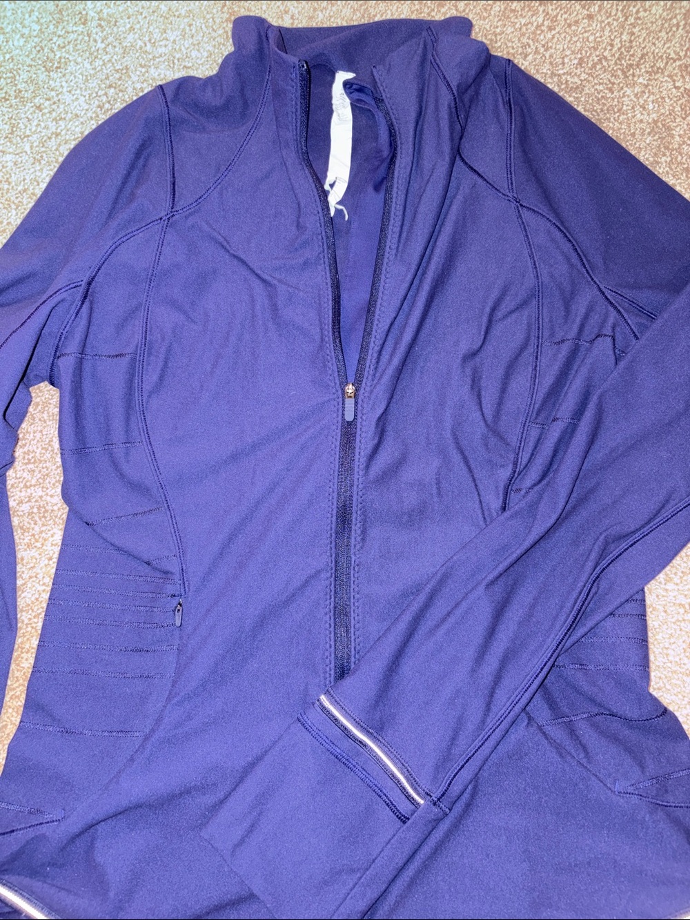 lululemon athletica Navy Full‑Zip Workout Jacket